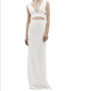Solace London white dress